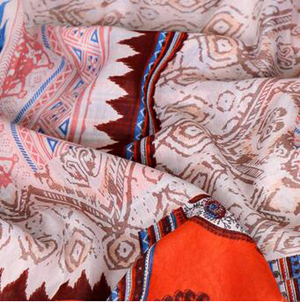 Color matching cashew female scarf wholesale