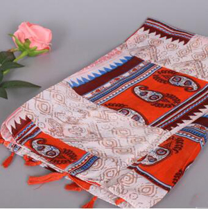 Color matching cashew female scarf wholesale