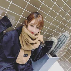 Wholesale monster cartoon pure color imitation cashmere scarf