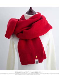 Wholesale small fresh buckle imitation cashmere scarf