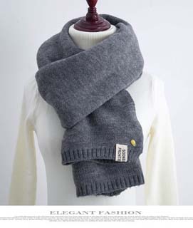 Wholesale small fresh buckle imitation cashmere scarf