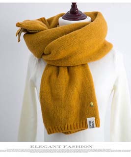 Wholesale small fresh buckle imitation cashmere scarf
