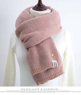 Wholesale small fresh buckle imitation cashmere scarf