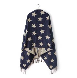 Wholesale star tassel imitation cashmere scarf