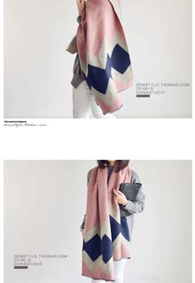 Wholesale diamond plaid imitation cashmere scarf