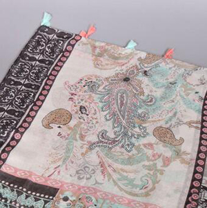 High quality cashew warm scarf wholesale
