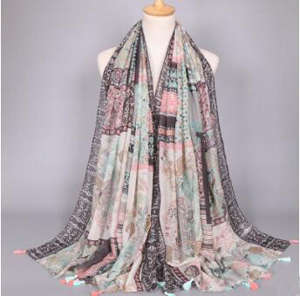 High quality cashew warm scarf wholesale
