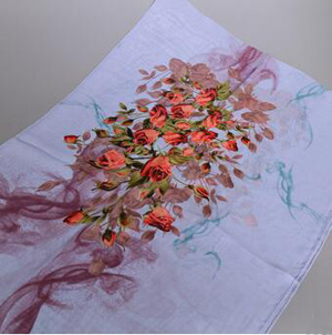 Female rose silk scarves wholesale