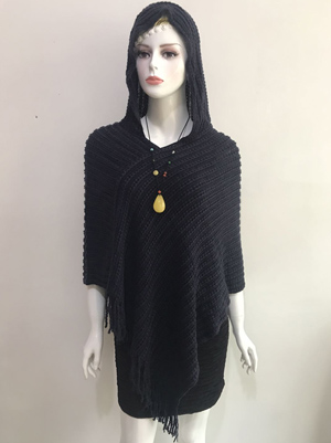 winter fashion hooded scarf shawl