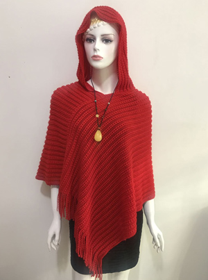 winter fashion hooded scarf shawl