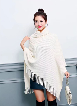 Fashion new braided style winter infinity scarf
