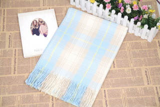 Imitation cashmere plaid scarf