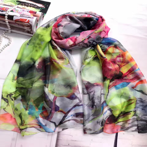 Wash drawing pattern female scarf wholesale