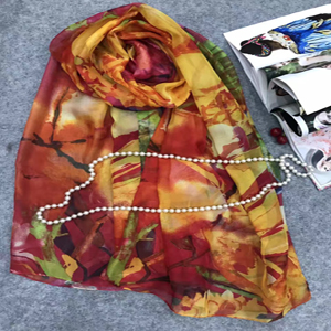 Wash drawing pattern female scarf wholesale