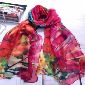 Wash drawing pattern female scarf wholesale