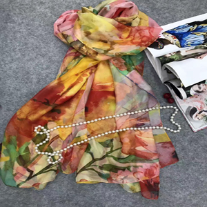 Wash drawing pattern female scarf wholesale