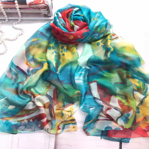Wash drawing pattern female scarf wholesale