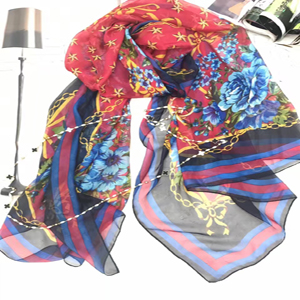Female peony colored scarf wholesale
