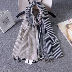 Female bar cotton linen scarf wholesale