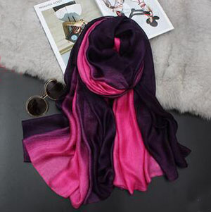 Joker towel gradient linen scarves shawls wholesale