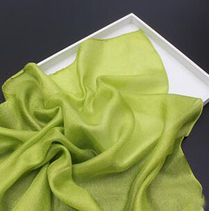 Pure color linen female bead light texture scarf wholesale