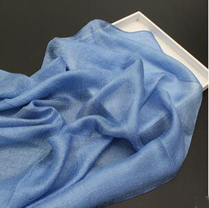 Pure color linen female bead light texture scarf wholesale