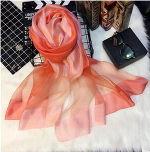 Double color silk wool scarves wholesale