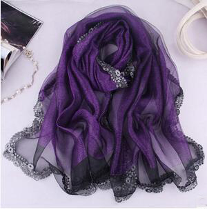 Female mulberry silk scarves Muslim style high-grade silk scarves wholesale