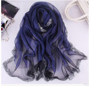 Female mulberry silk scarves Muslim style high-grade silk scarves wholesale