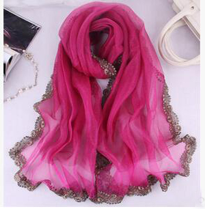 Female mulberry silk scarves Muslim style high-grade silk scarves wholesale