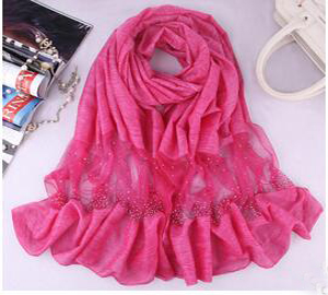 Emulation silk imitation wool scarf wholesale
