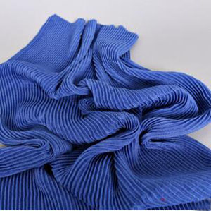 Pure color fold female scarf wholesale