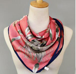 Emulation silk kerchief female wholesale