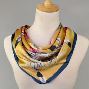 Emulation silk kerchief female wholesale