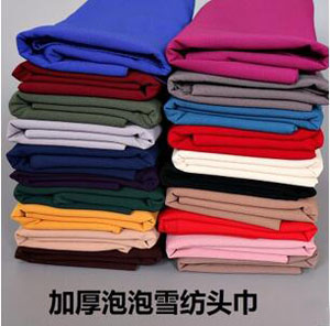 Monochrome bubble chiffon scarves wholesale