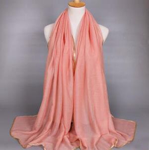Female serging voile scarf wholesale