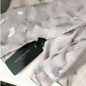 Gold female cotton linen scarf wholesale