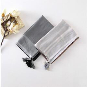 Gradient print vintage cotton scarf wholesale