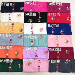 Cashew embroidered beach towel scarf wholesale