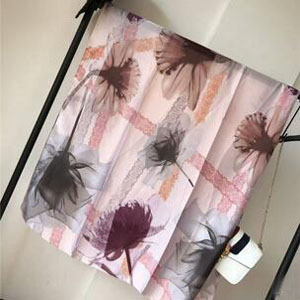Female stitching flowers prevented bask scarves wholesale