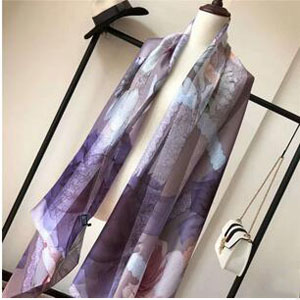 Female stitching flowers prevented bask scarves wholesale