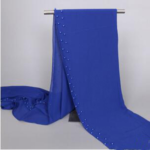 Pearl chiffon colored female scarf wholesale