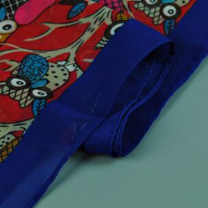 Cartoon printed chiffon silk scarf wholesale