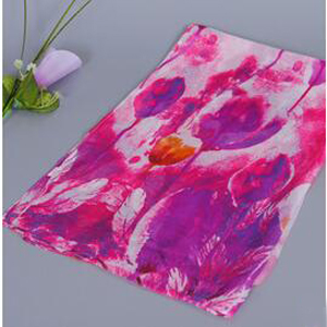 Womens tulip flowers chiffon silk scarves wholesale