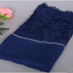 Lace cotton splicing female scarf wholesale