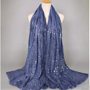 Female tie-dye scarf cotton hot silver scarf wholesale