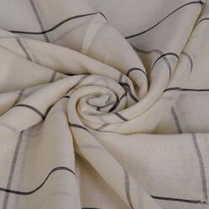 Cotton linen female plaid scarf wholesale