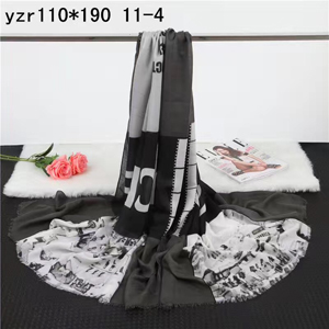 Female letter cashmere scarf wholesale