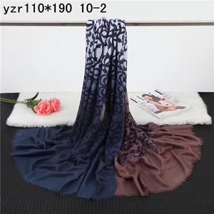 Irregular female patchwork pattern cashmere scarf wholesale