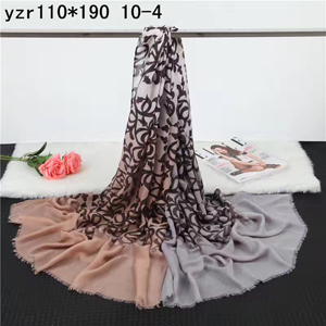 Irregular female patchwork pattern cashmere scarf wholesale